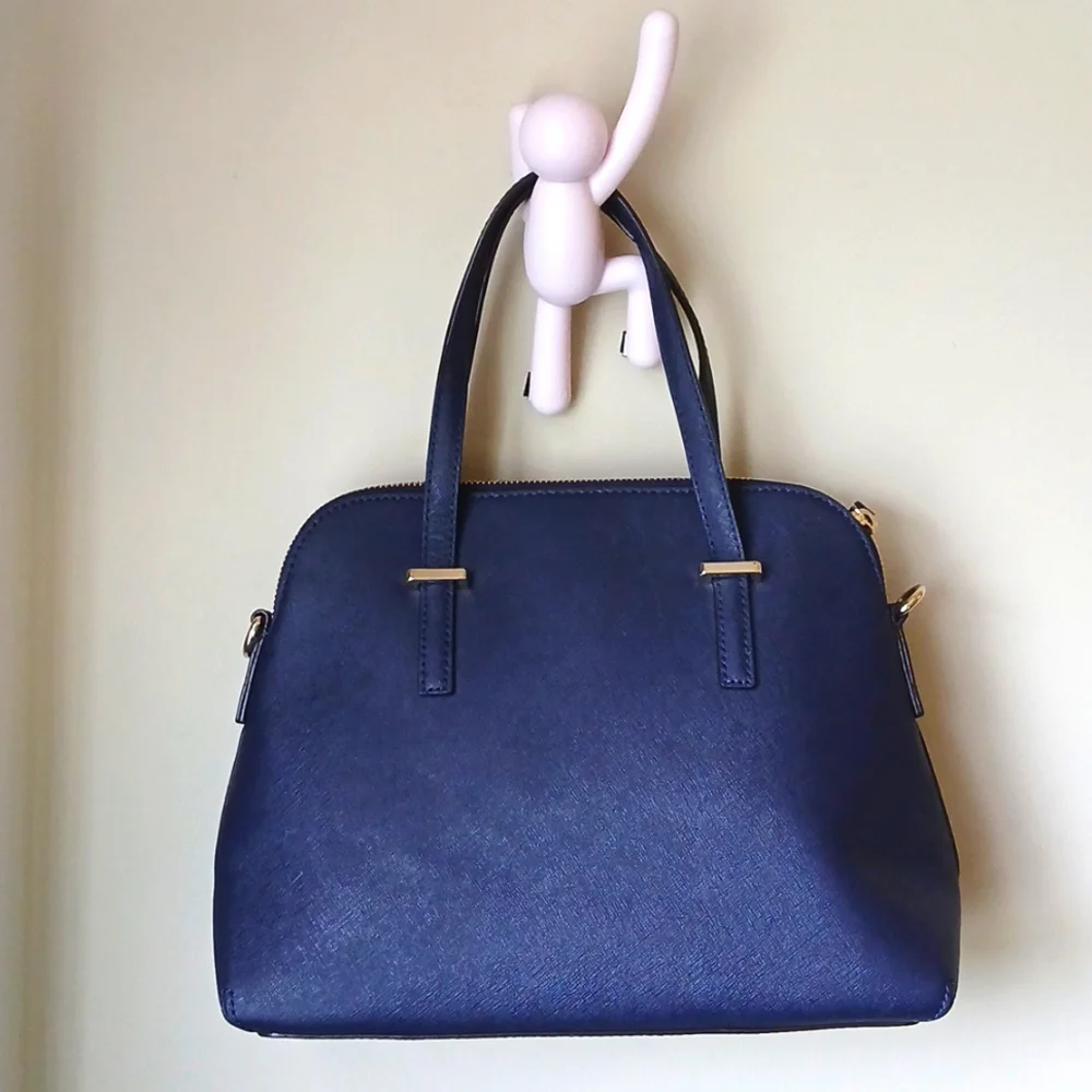 Kate Spade ♠️ Cedar Street Maise Satchel in Midnight Blue